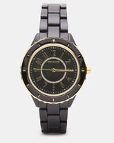 WOMEN'S STAINLESS STEEL WATCH BLACK